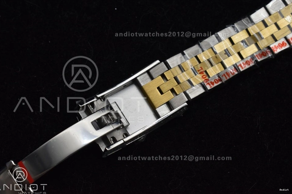Gold Version Best 2 Tone Dial Diamond 41mm DateJust Yellow TWD Roman 0503